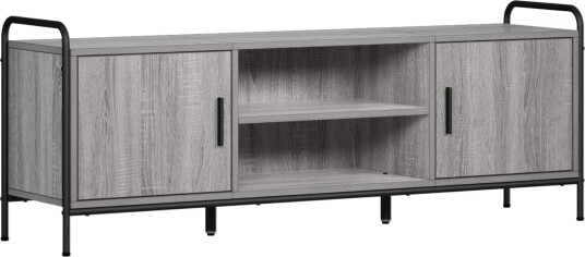 vidaXL TV skap 133 x 33 x 50 cm Grå Sonoma Konstruert tre