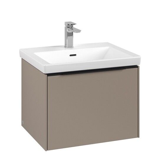 Villeroy & Boch  Subway 3.0 Servantskap m/1 skuff 572x429x478 mm Taupe Matt