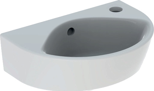GEBERIT servant 360x250x148mm med høydejustering og overlapping porselen hvit