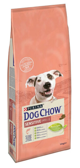 Purina Dog Chow Sensitive Voksenfôr med Laks 14 kg Purina Dog Chow Sensitive Voksenfôr med Laks 14 kg