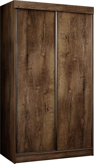 Dunkra Garderobeskap 100x200 cm - Brun