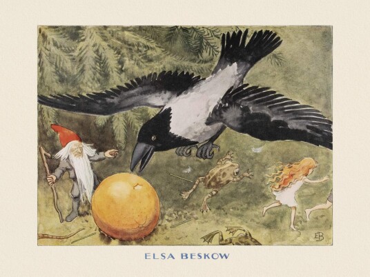 Plakat   Elsa Beskow Kunstverk