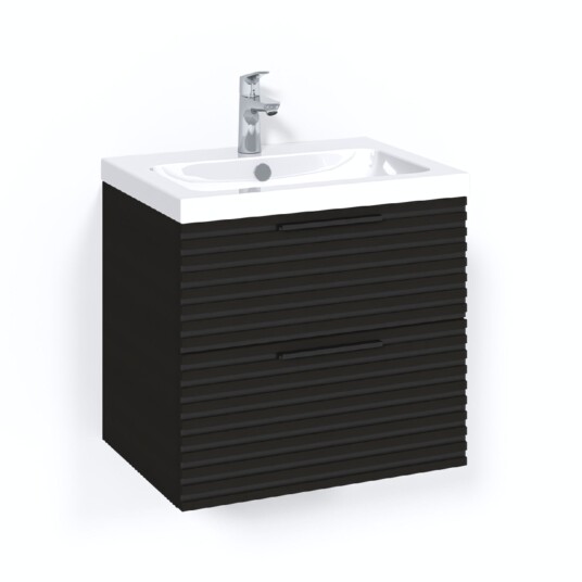 Macro Design Crown Stripe Servantskap 2 Skuff - med Light Servant Eik / 80cm 8