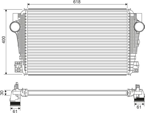 Intercooler VALEO 822915 Intercooler VALEO 822915