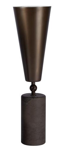 TATO Vox Bordlampe Brun Marmor & Matt Bronse Stor TATO Vox Bordlampe Brun Marmor & Matt Bronse Stor