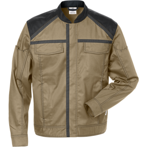 Fristads Jacka 4555 Stfp Khaki/svart L Fristads Jacka 4555 Stfp Khaki/svart L