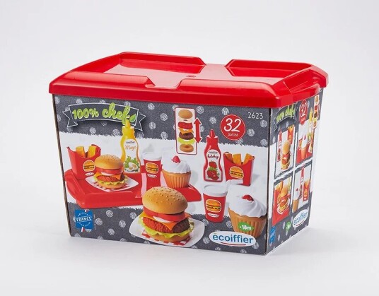 Ecoiffier Hamburgersett Ecoiffier Hamburgersett