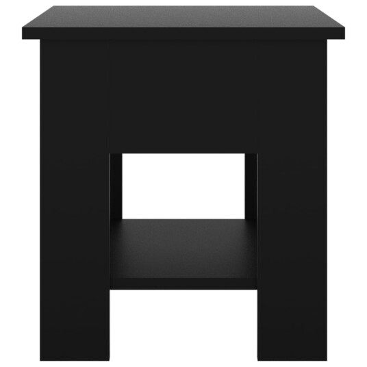 vidaXL Salongbord svart 40x40x42 cm konstruert tre