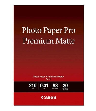 Canon Paper PM-101 / 8657B007 Premium Matte A3+ - 20 sheets Canon Paper PM-101 / 8657B007 Premium Matte A3+ - 20 sheets