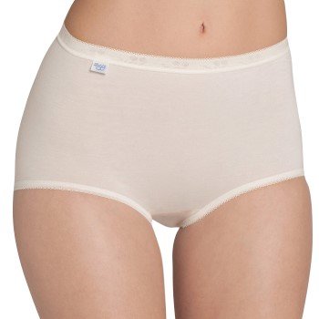 Sloggi Truserødam Basic Maxi Vanilje bomull 40 Dame