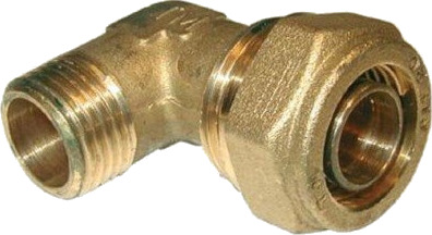 PEX vinkel med nippel 22 mm x 3/4" PEX vinkel med nippel 22 mm x 3/4"