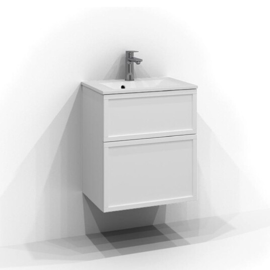 Svedbergs Poem Ramme Servantskap Slimd35 med 2 Skuffer Hvit / 50cm Push Open SV-3355412-P Svedbergs Poem Ramme Servantskap Slimd35 med 2 Skuffer Hvit / 50cm Push Open SV-3355412-P