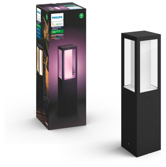 Philips Hue WCA Impress Pidestall 2x8W Sort - 60145