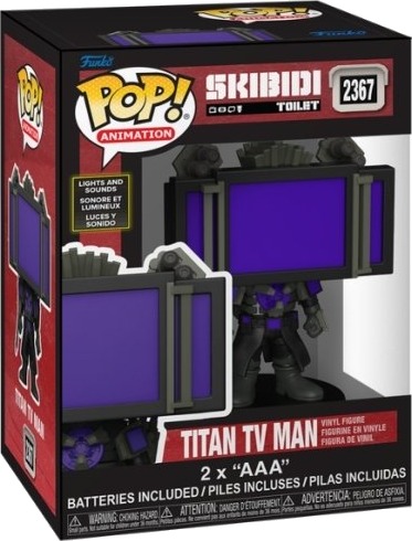Funko POP! SFX Skibidi: Titan TV Man figur