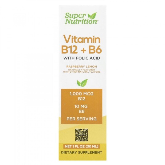 B12 B6 0G FOLSYRE Super Nutrition