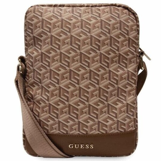 Etui Na Tablet Guess Guess Gcube Stripe Tablet Bag Torba Na Tablet 10" (Br�zowy)
