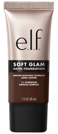 E.l.f. Soft Glam Satin Foundation 30ml Rich Neutral - Lette og byggbar dekning
