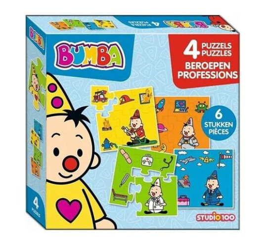 Studio 100 Bumba Puzzle Professions 4in1