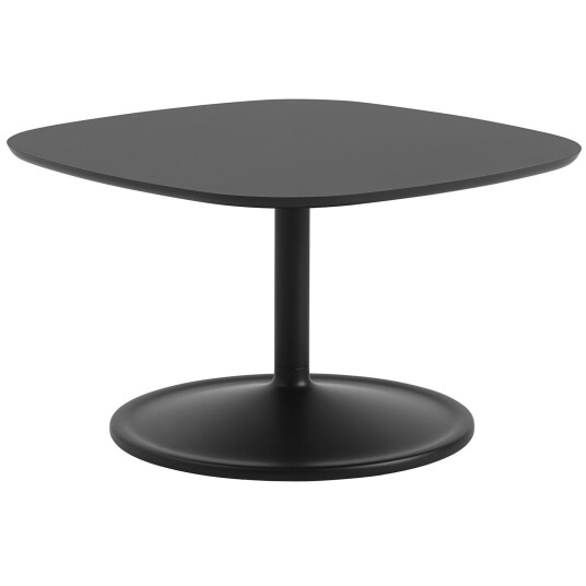 Muuto Soft Salongbord 70x70 cm Nanolaminat Sort