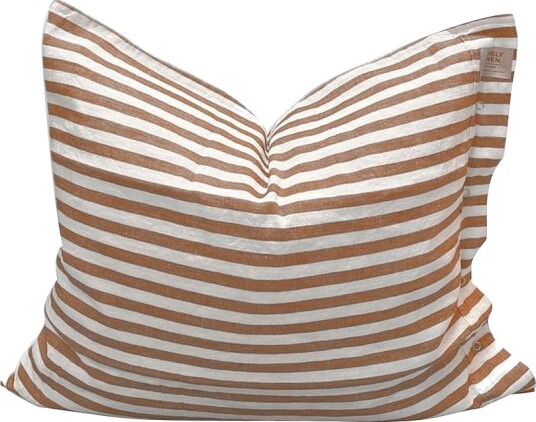 Lovely Linen   Putetrekk Misty i vasket lin   Brun