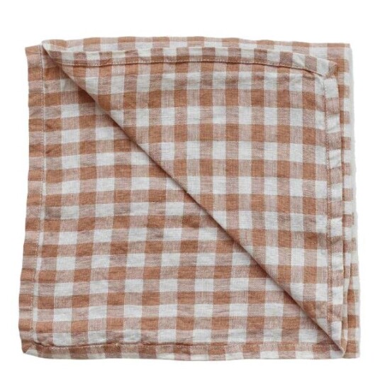 Tell Me More  Serviett 45x45 cm gingham biscuit