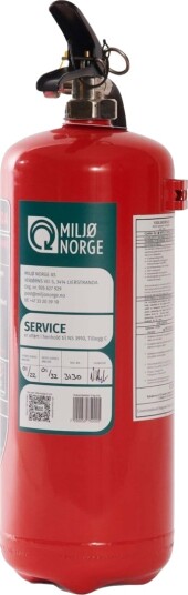 Slåkke Pulverslukker 6 kg 43A