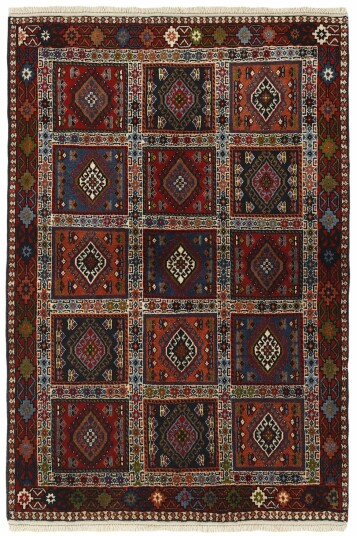 Håndknyttet. Opphav: Persia Yalameh Teppe 101x149