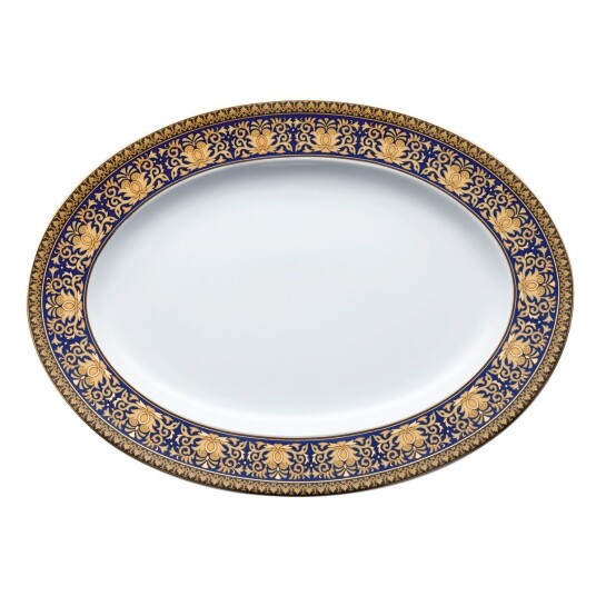 Versace Medusa Blue serveringsfat 34 cm