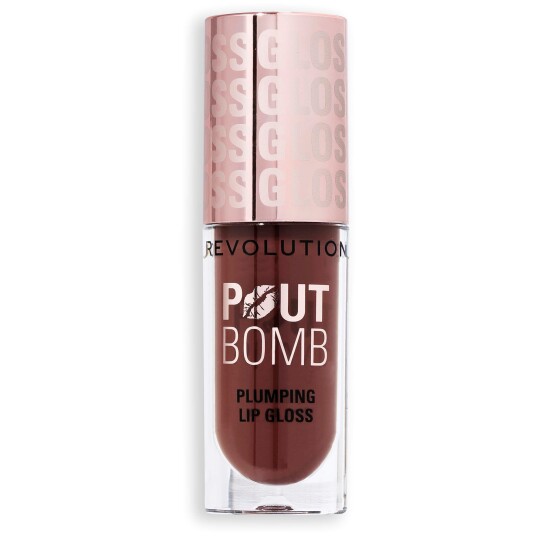 Makeup Revolution Pout Bomb Plumping Gloss Espresso Cool Nude 4,6