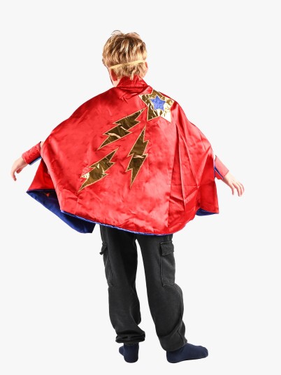 Den goda fen Cape W Accessories Blue/Red - Red - 98/128