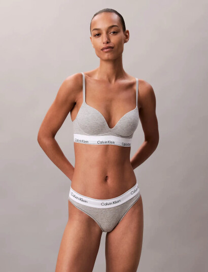 Calvin Klein Push Up Plunge Grey D x 80 Calvin Klein Push Up Plunge Grey D x 80