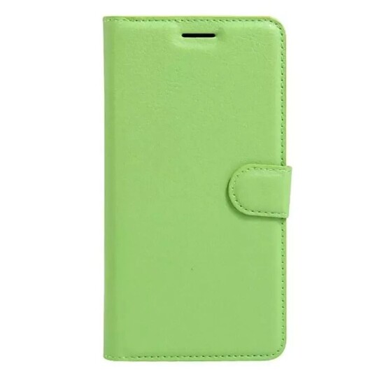 INCOVER iPhone SE (2022/2020)/8/7 PU skinn Flipdeksel m. Kortholder - Grønn