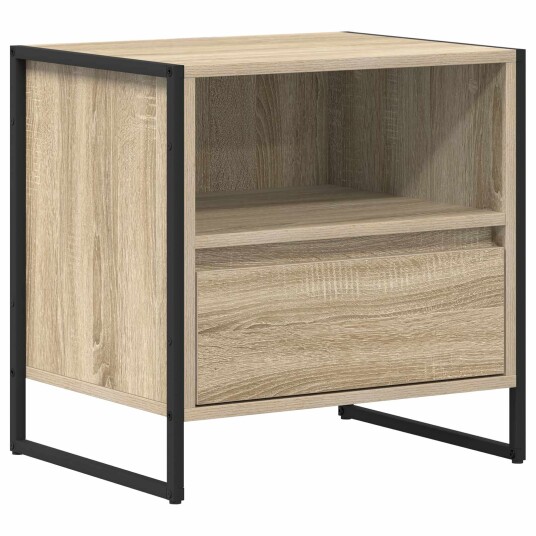 Nattbord 2 pcs Sonoma 50 x 39,5 x 50 cm Konstruert tre