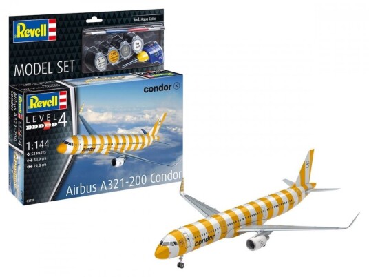 Revell Startsett 1/144 Airbus A321-200 Condor