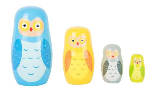 Small Foot Wooden Matryoshka Doll Owl Family Small Foot Wooden Matryoshka Doll Owl Family