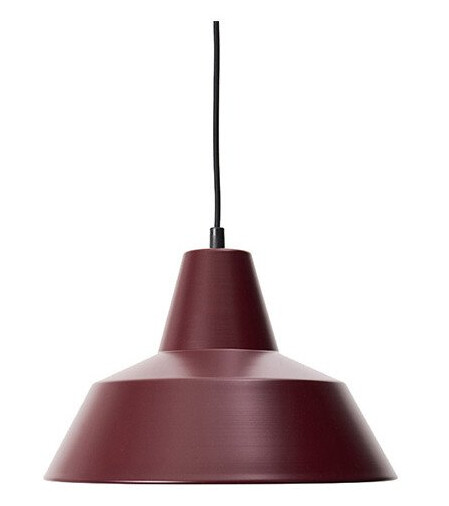 Made by Hand Workshop Pendant W3 Wine Red