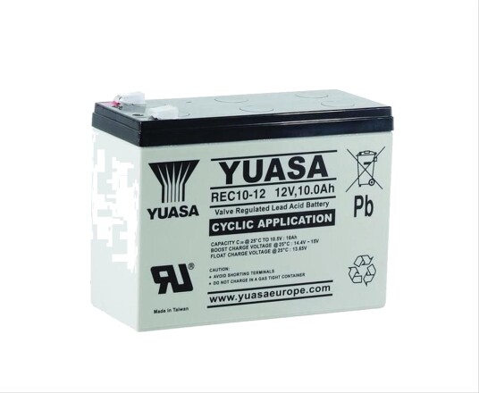 Yuasa 12v 10Ah (AGM) Batteri 151 X 65 X 115 mm Yuasa 12v 10Ah (AGM) Batteri 151 X 65 X 115 mm