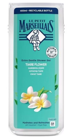 Le Petit Marseillais Creamy Shower Gel Flower Tiare 400ml