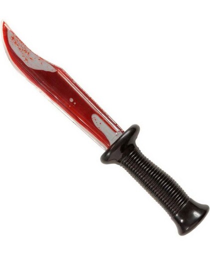 Stilig Kniv med Flytende Blod Inni 33 cm Stilig Kniv med Flytende Blod Inni 33 cm
