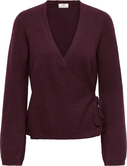 JDY Jdysuper Becky L/S Wrap Cardi Knt Noos DECADENT CHOCOLATE XXL