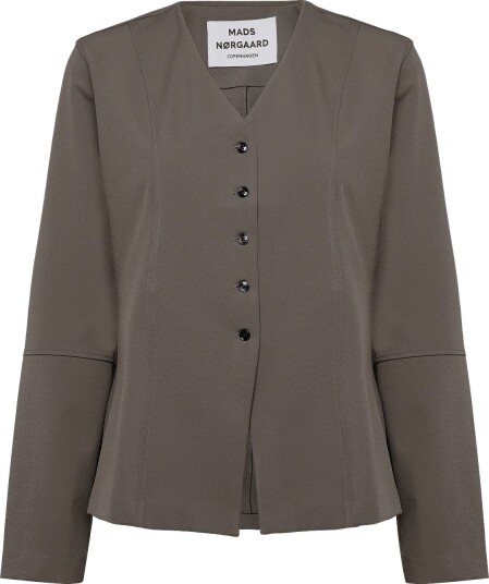 Mads Nørgaard Stretchy Nylon Sara Jacket Grey 34