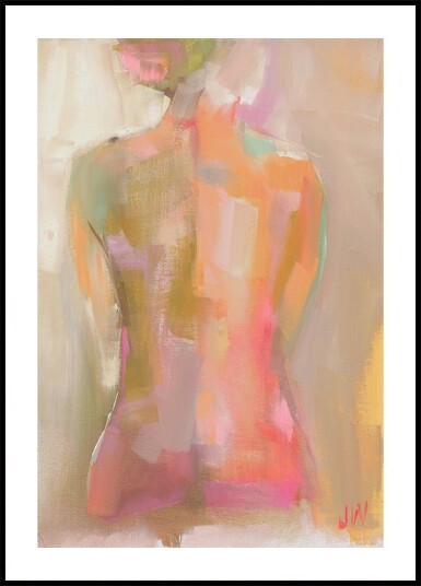 Woman S Back Plakat Plakat / 100x150cm