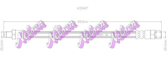 Bremseslange KAWE H3947 Bremseslange KAWE H3947