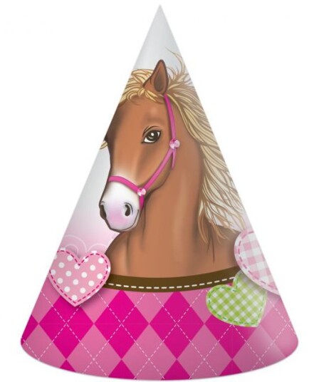 6 stk Partyhatter Hester 6 stk Partyhatter Hester