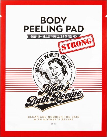 Mom"s Bath Recipe Body Peeling Pad Strong