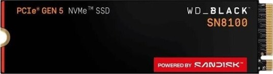 SANDISK WD Black SN8100 SSD 2TB M.2 2280 PCIe 5.0 Uten varmespreder WDS200T1X0M 00CMT0