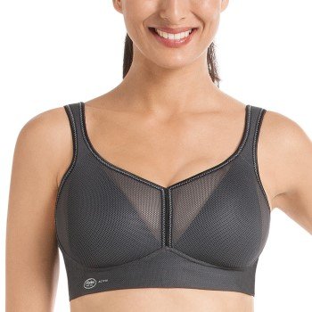 Anita BH Active Air Control DeltaPad Sports Bra M?rkgrå  B 75 Dame