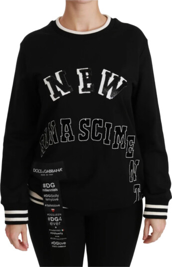 Dolce & Gabbana Dame Gensere & Hettegensere Svart M,