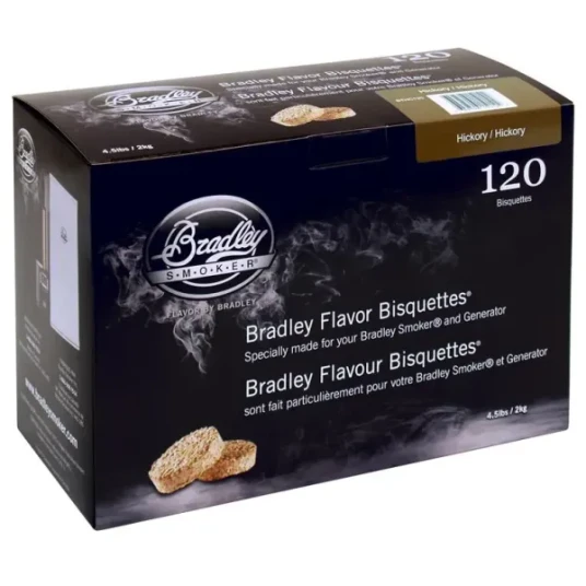 Bradley Røykebriketter Hickory 120 stk