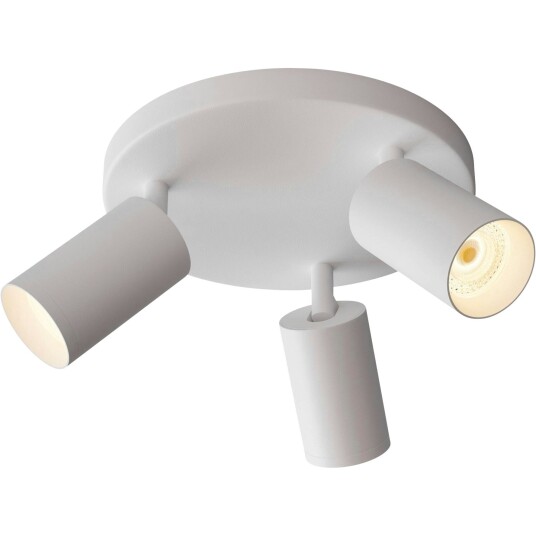 Canspot 57 Triple Round Spotlight Hvit